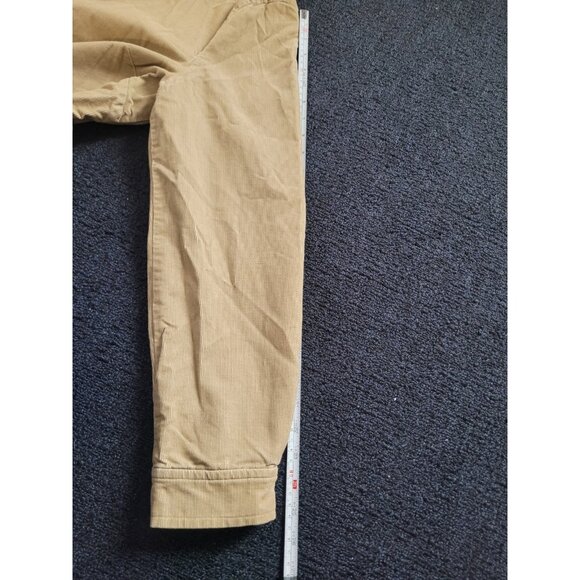 Vtg Y2K Gap Corduroy Wmn Jacket Beige Full Zip Trucker - Picture 3 of 15